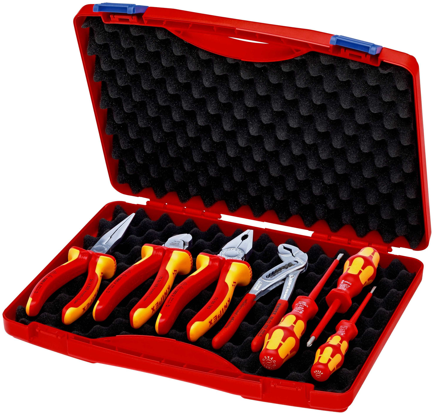 KNIPEX 00 21 15 Estuche de herramientas "RED" Electro Set 2