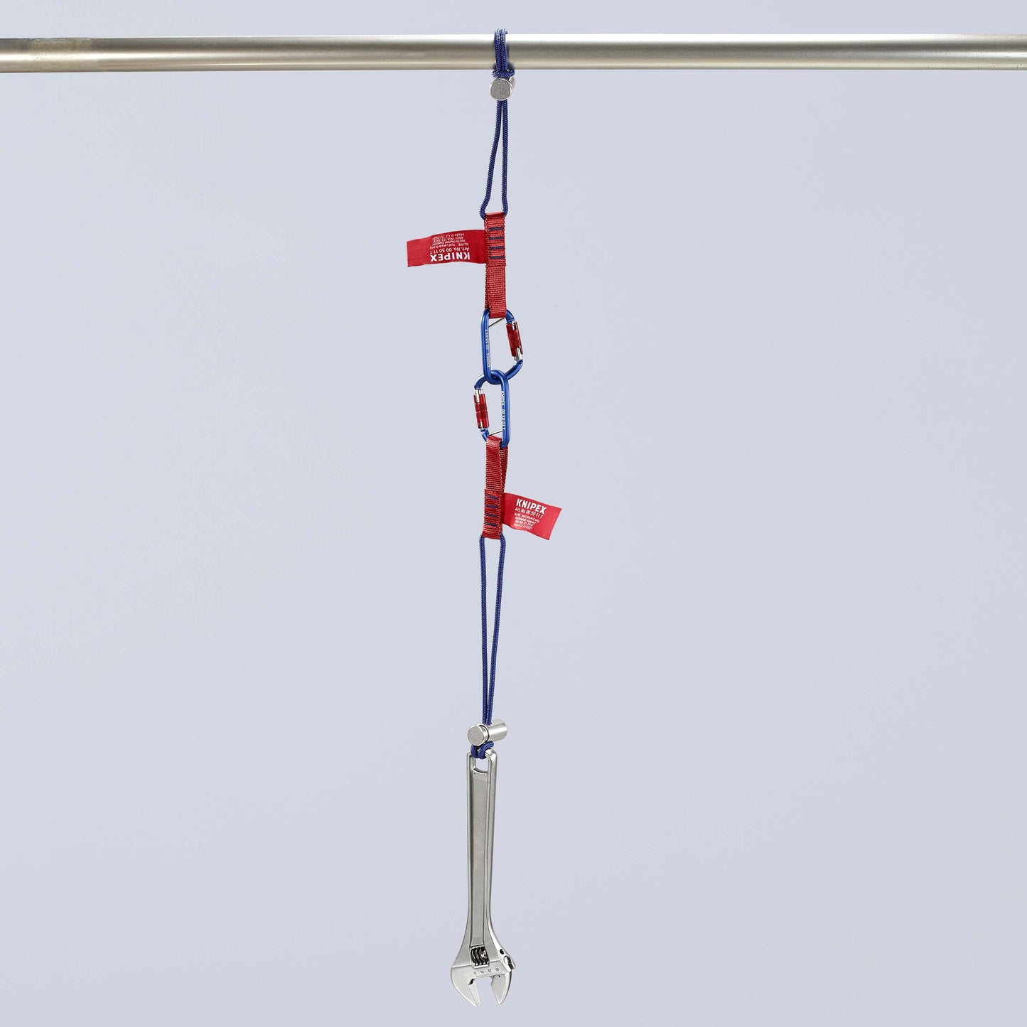 KNIPEX 00 50 13 T BK Cordón de seguridad con mosquetón fijado 186 mm (7.25")