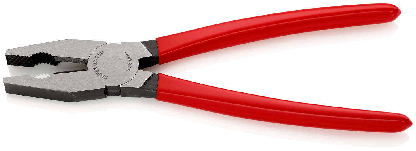 KNIPEX 03 01 250 Pinza universal recubiertos de plástico Negro atramentado 250 mm