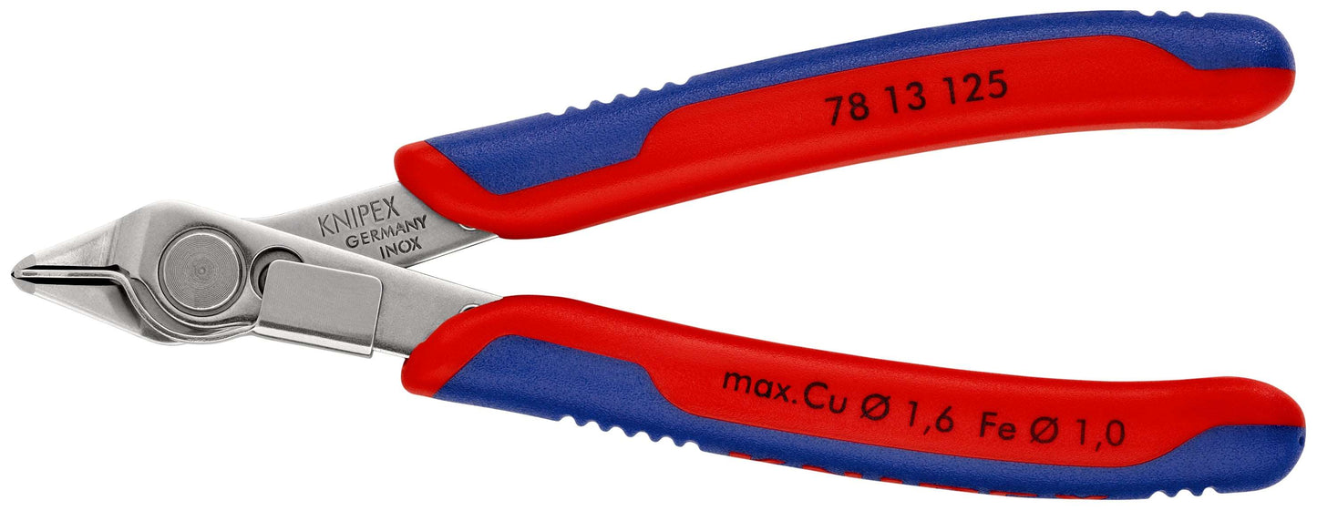 KNIPEX 78 13 125 Electronic Super Knips® con mangos en dos componentes 125 mm