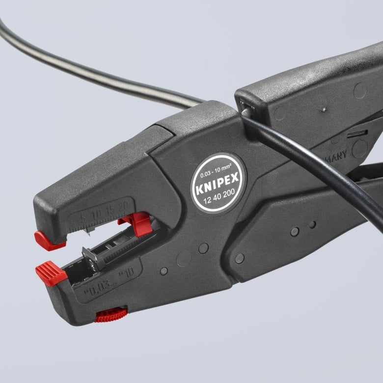KNIPEX 12 40 200 Pelacables autoajustable 200 mm