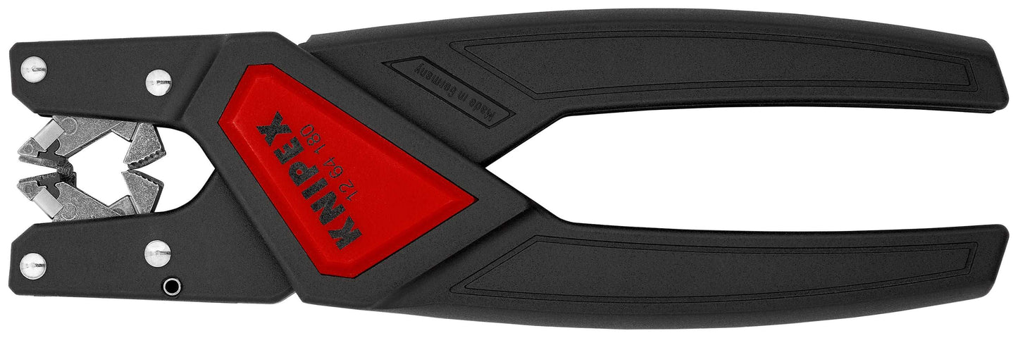 KNIPEX 12 64 180 Pinzas pelacables automáticas para cables planos 180 mm
