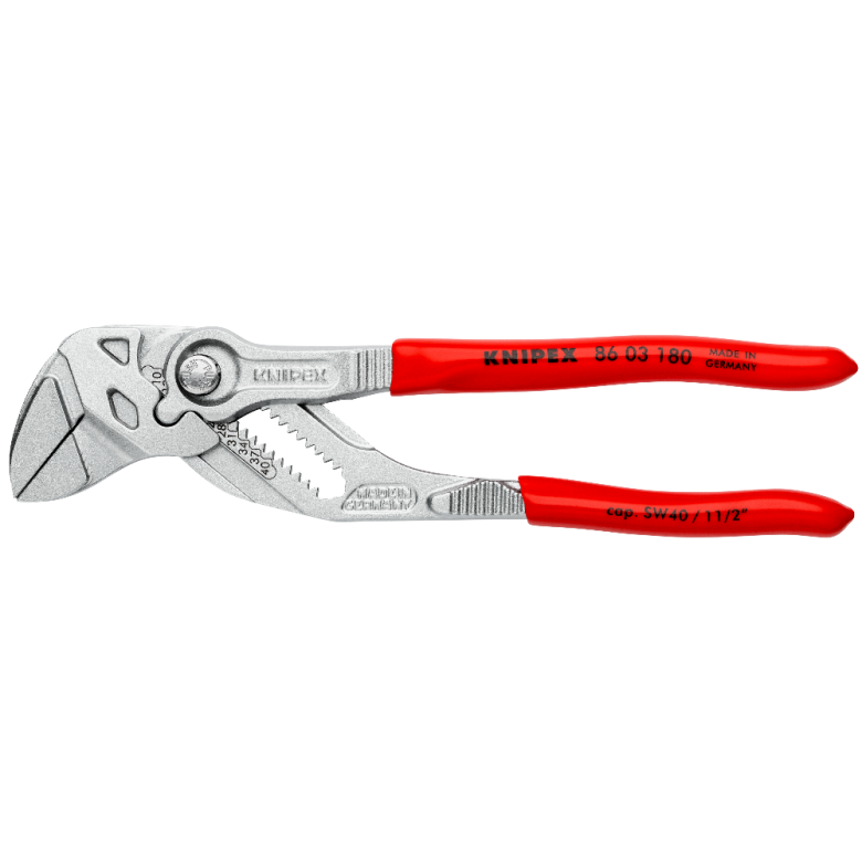 KNIPEX 86 03 180 SB Pinza de extensión y llave en una sola herramienta 180 mm (7 1/4″)