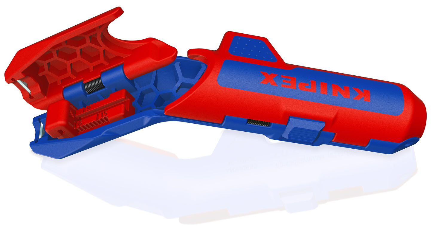 KNIPEX 16 95 03 SB Pelacables para cables fotovoltaicos ErgoStrip® PV 135 mm