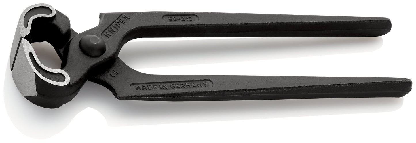 KNIPEX 50 00 210 SB Tenaza para carpintero negro atramentado 210 mm (cartulina autoservicio/blíster)