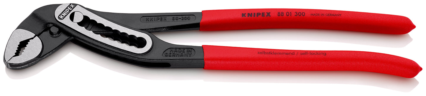 KNIPEX 88 01 300 SB Alligator© Pinzas de extensión con mangos de plástico antideslizante acabado pavonado 300 mm