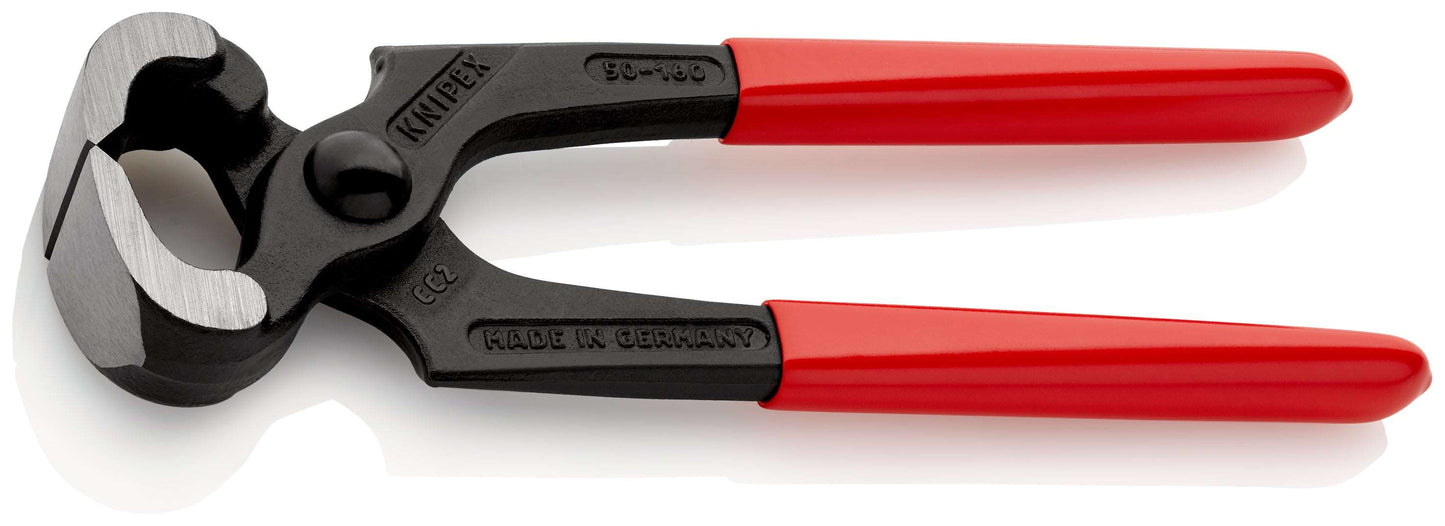 KNIPEX 50 01 160 SB Pinzas para carpintero recubierto de plástico acabado pavonado 160 mm