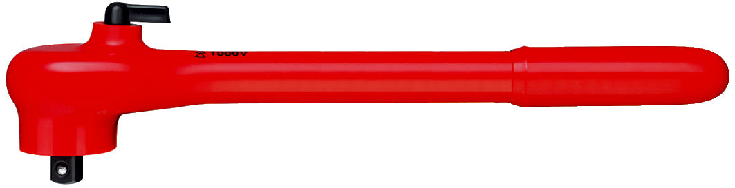 KNIPEX 98 41 Matraca reversible aislada de 1/2″ con mango de plástico 1000V 265 mm (10.5'')