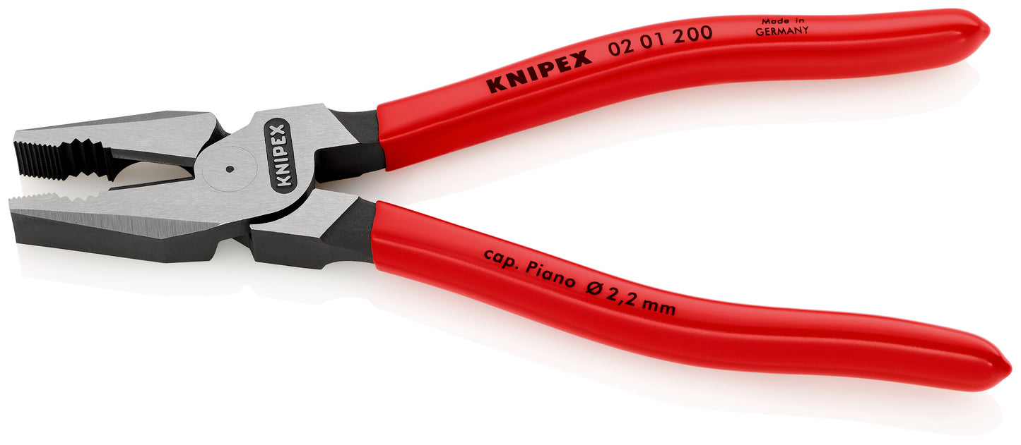 KNIPEX 02 01 200 Pinza universal de alta palanca 200 mm (8″)