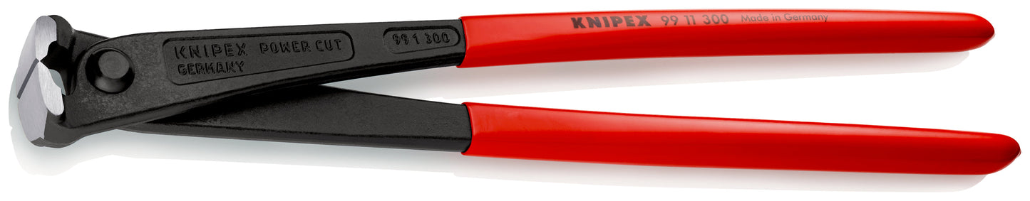 KNIPEX 99 11 300 SB Pinzas de fuerza para armadores gran efecto palanca con mangos de plástico acabado pavonado 300 mm