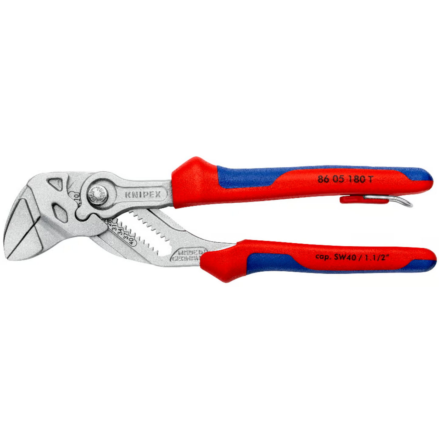 KNIPEX 86 05 180 T Pinza de extensión y llave en una sola herramienta 180 mm (7 1/4″)