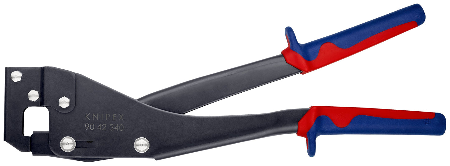 KNIPEX 90 42 340 EAN Alicate para ensamblar perfiles con mangos multicomponentes bruñido 340 mm