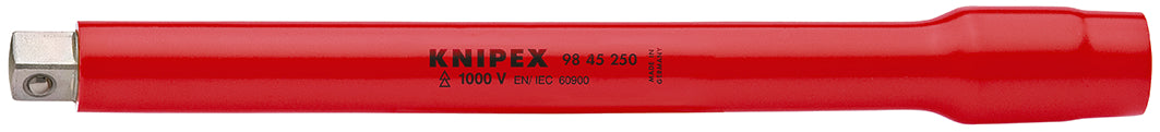 KNIPEX 98 45 250 Extensión aislada 1000V para matraca cuadradillo de 1/2'' 250 mm (10'')