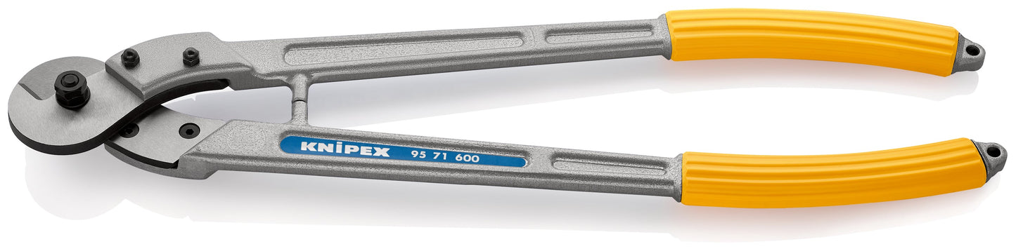 KNIPEX 95 71 600 Cortacables para cable trenzado con mangos de plástico 600 mm