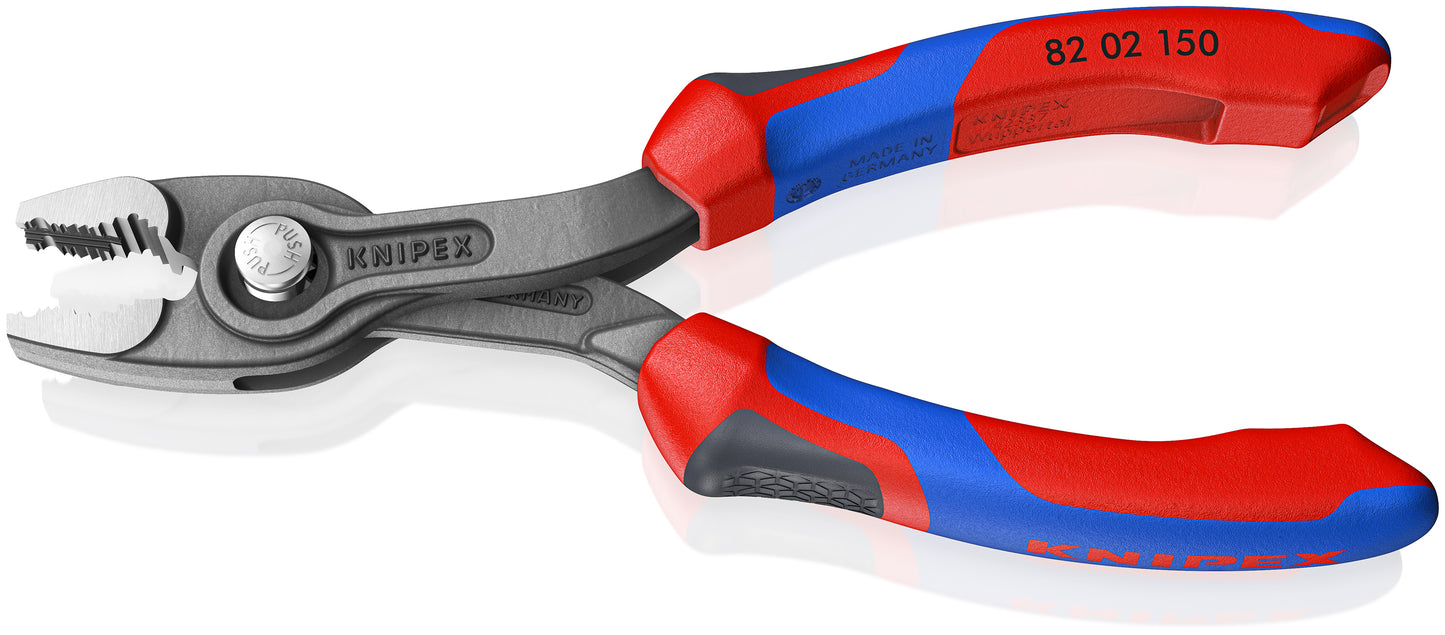 KNIPEX 82 02 150 SB TwinGrip® Pinza de presión frontal 150 mm