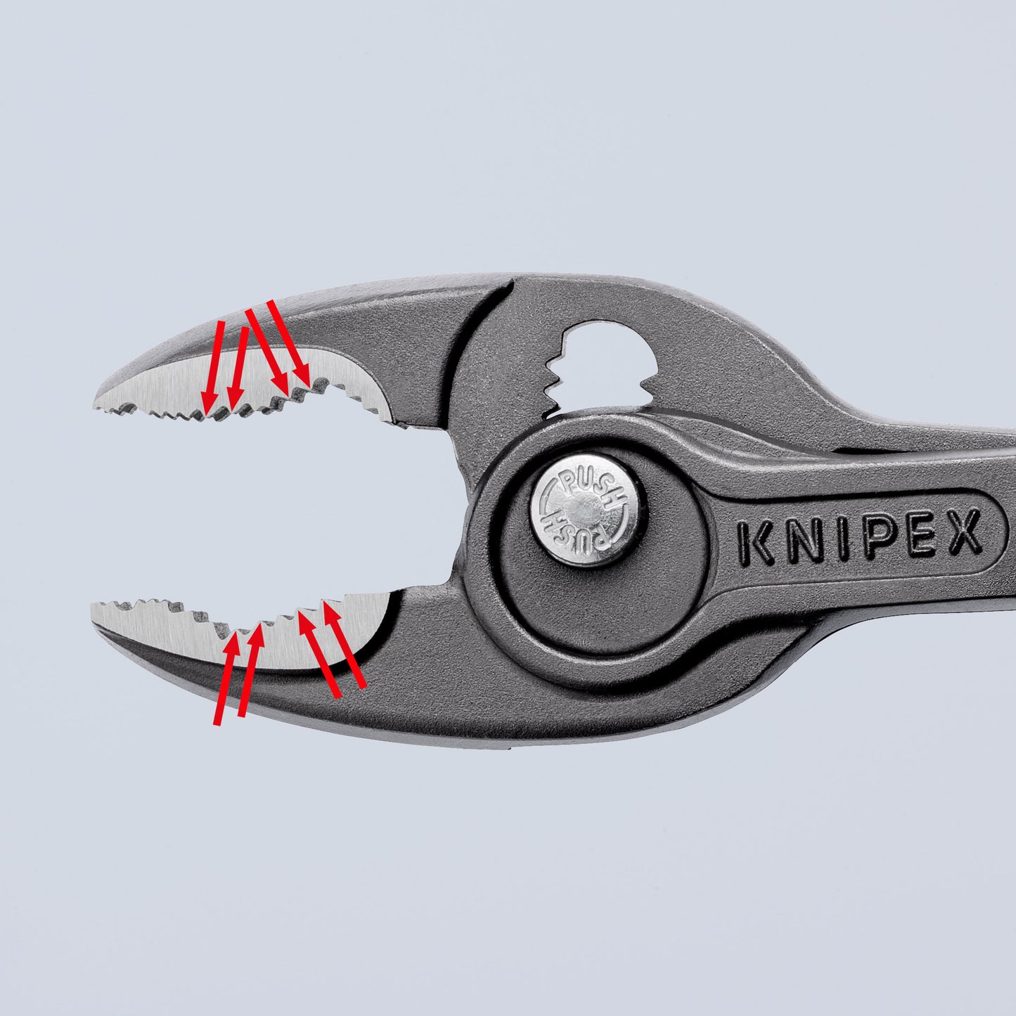 KNIPEX 82 02 200 Pinza de agarre frontal y lateral TwinGrip 200 mm (8")