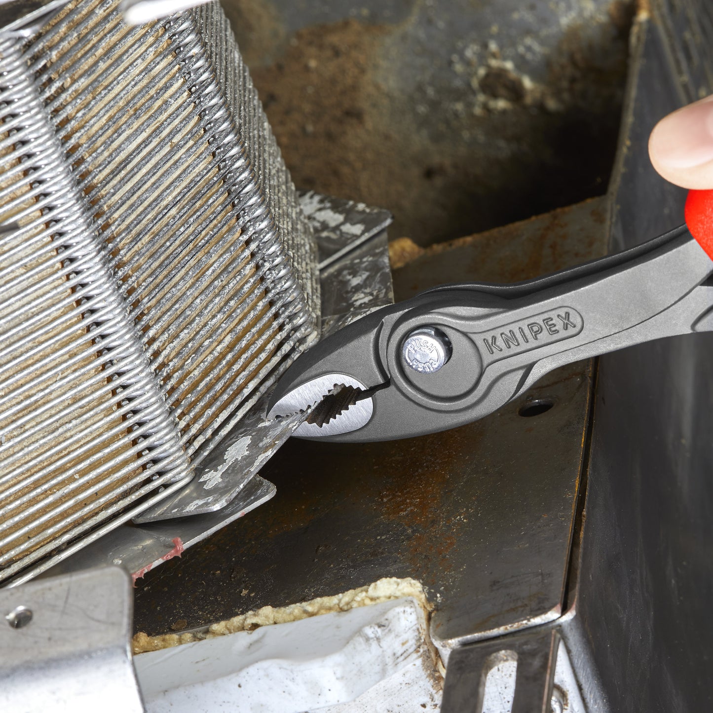 KNIPEX 82 02 200 Pinza de agarre frontal y lateral TwinGrip 200 mm (8")