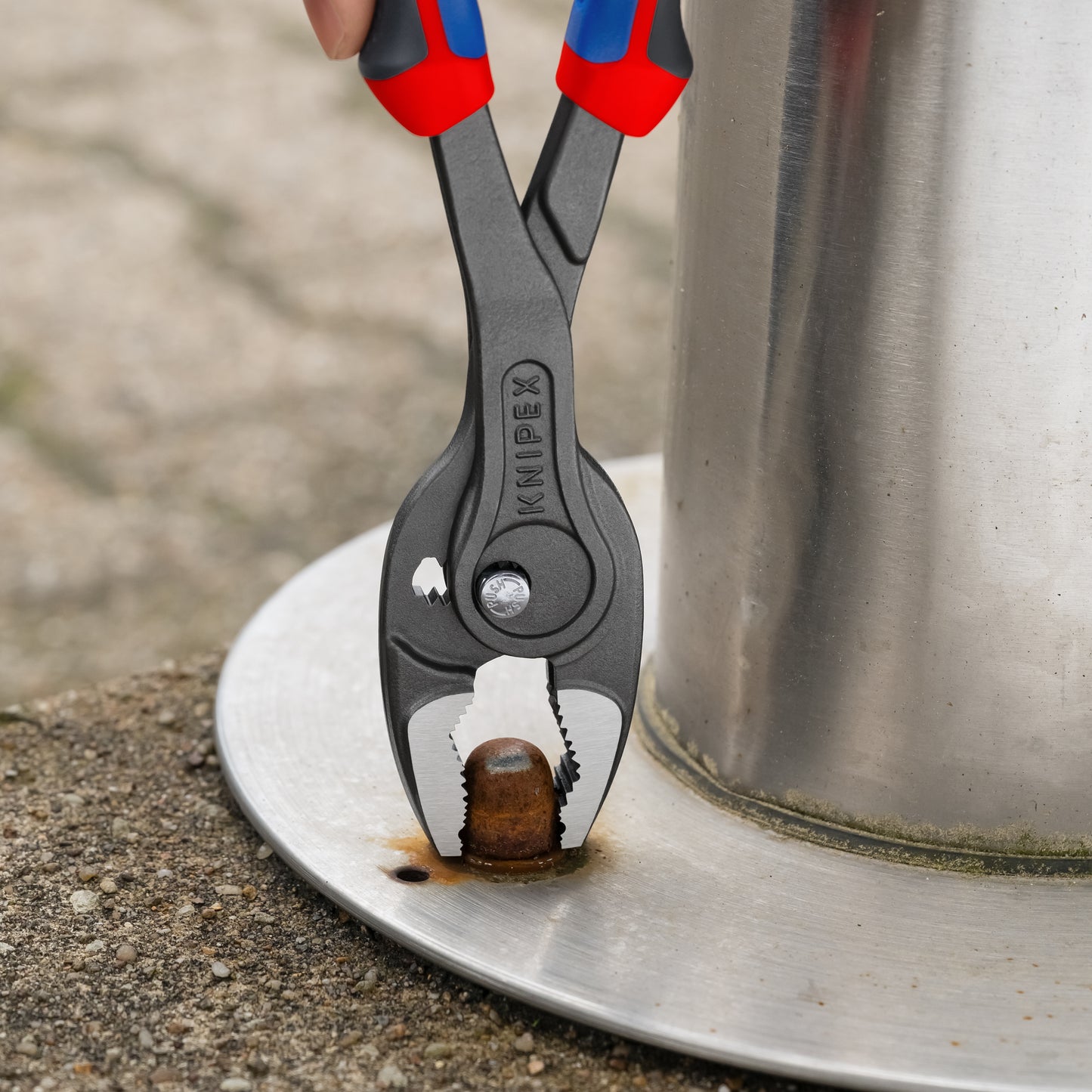 KNIPEX 82 02 250 TwinGrip® Pinza de presión frontal 250 mm