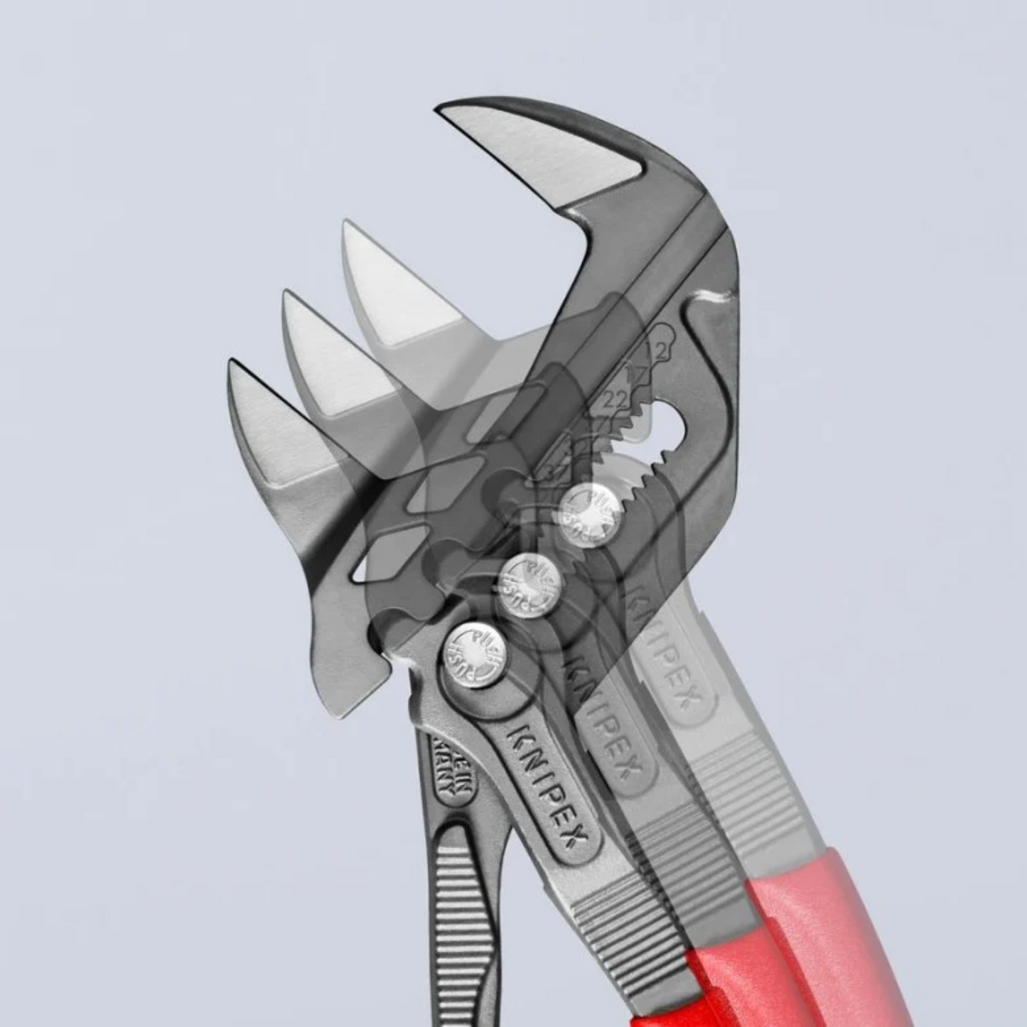KNIPEX 86 01 250 SB Pinza de extensión y llave en una sola herramienta 250 mm (10")