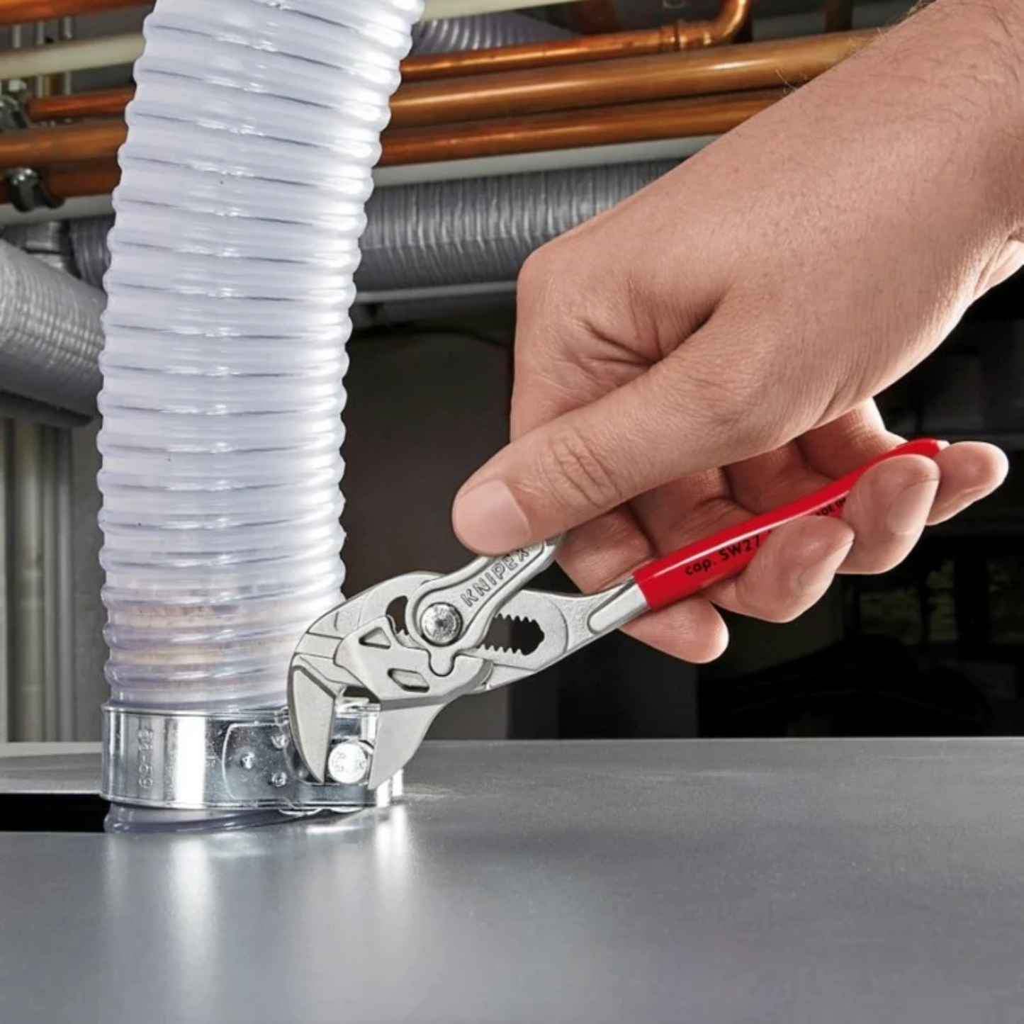 KNIPEX 86 03 150 SB Pinza de extensión y llave en una sola herramienta 150 mm (6")