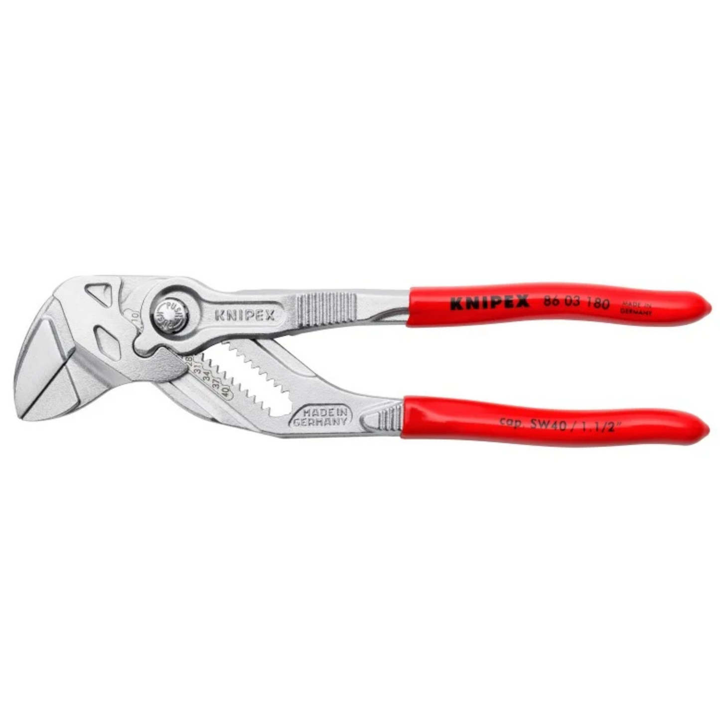 KNIPEX 86 03 180 Pinza de extensión y llave en una sola herramienta 180 mm (7 1/4")