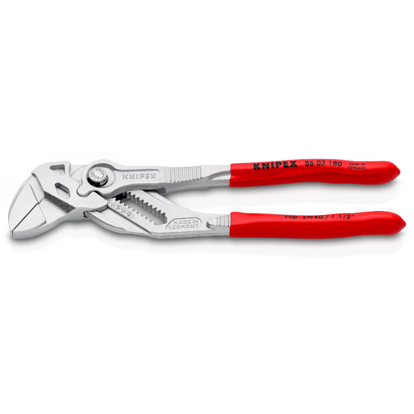 KNIPEX 86 03 180 Pinza de extensión y llave en una sola herramienta 180 mm (7 1/4")