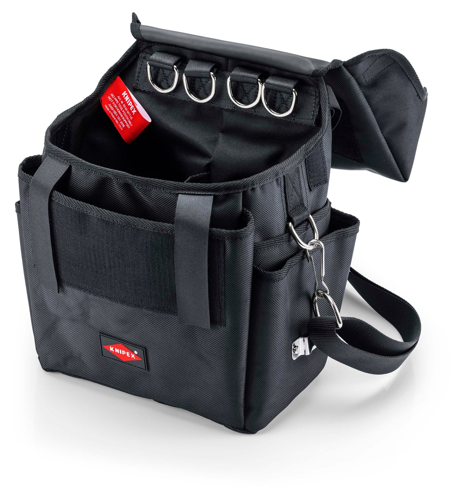 KNIPEX 00 50 50 T LE Bolsa de herramientas para trabajar en alturas vacía pequeña de 370 mm