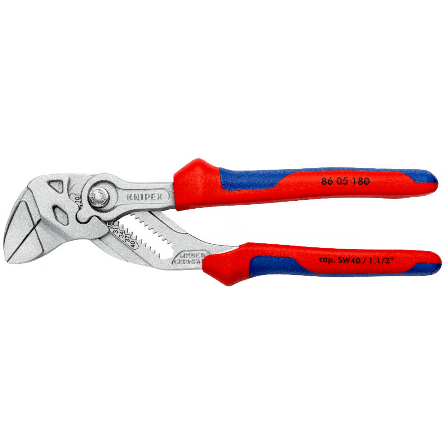 KNIPEX 86 05 180 SB Pinza de extensión y llave en una sola herramienta 180 mm (7 1/4″)