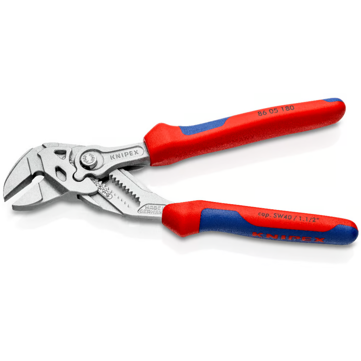 KNIPEX 86 05 180 SB Pinza de extensión y llave en una sola herramienta 180 mm (7 1/4″)