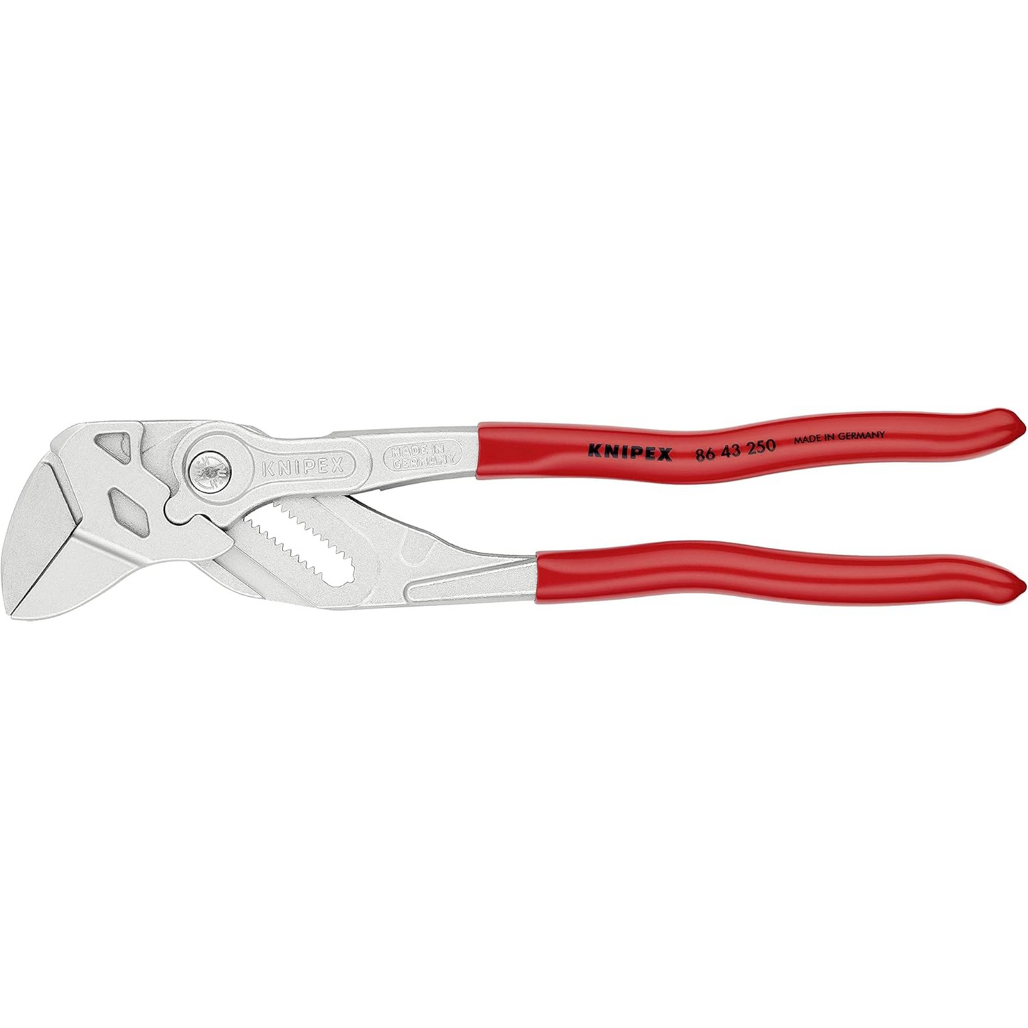 KNIPEX 86 43 250 Pinza de extensión y llave en una sola herramienta mangos en ángulo de 15º 250 mm (10″)