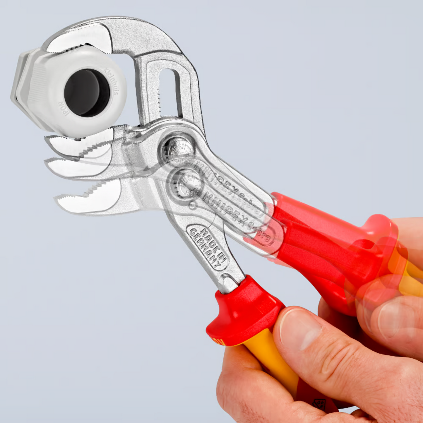 KNIPEX 87 26 250 Pinza aislada de extensión pico de loro Cobra 250 mm (10″)