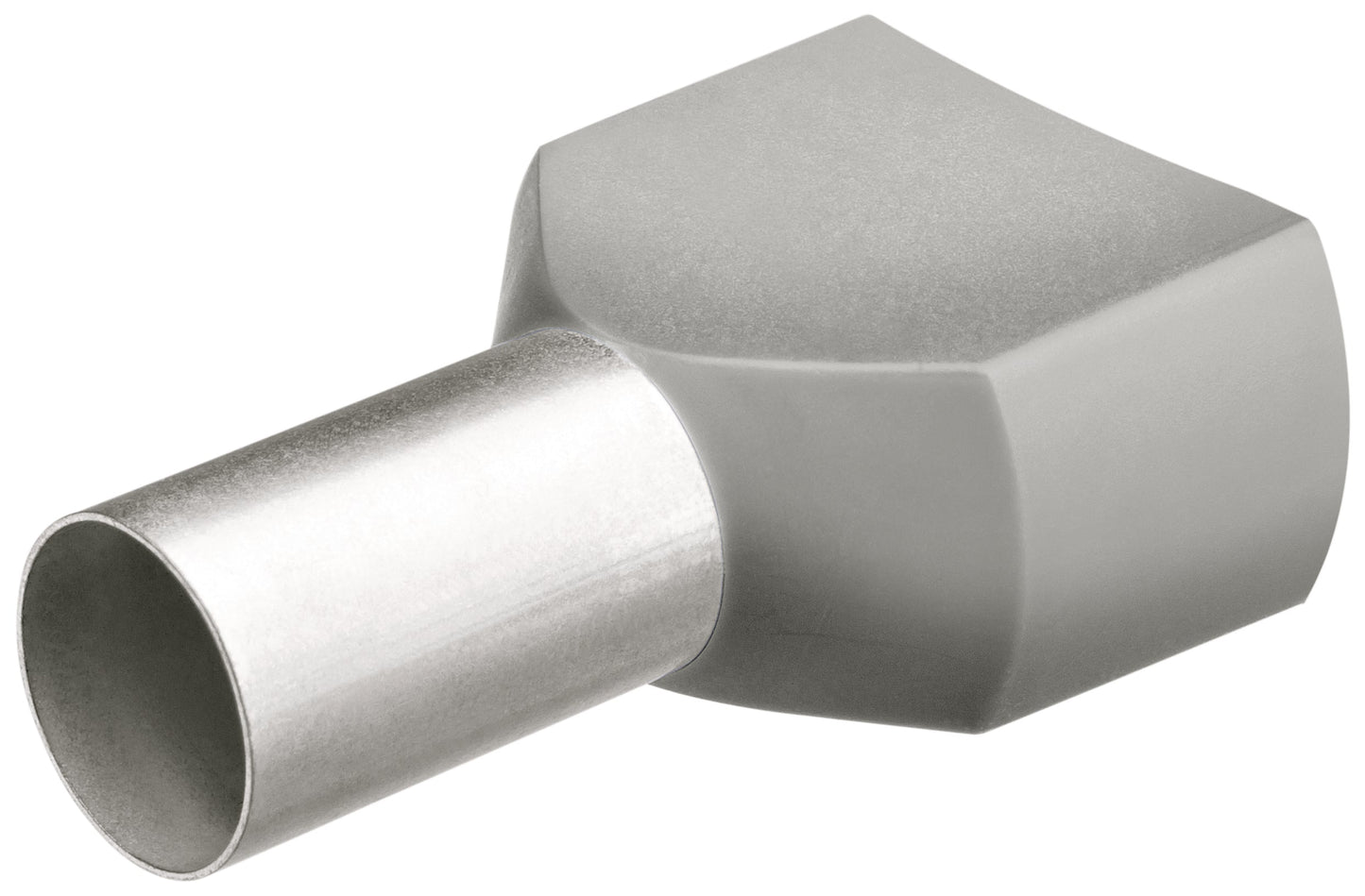 KNIPEX 97 99 371 Terminales aisladas ferrul doble color gris para cable de 18 AWG (0.75 mm²) 200 piezas