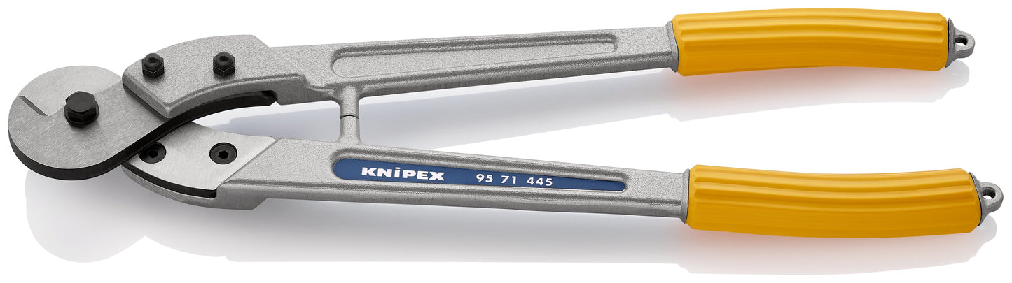 KNIPEX 95 71 445 Cortacables para cable trenzado con mangos de plástico 445 mm