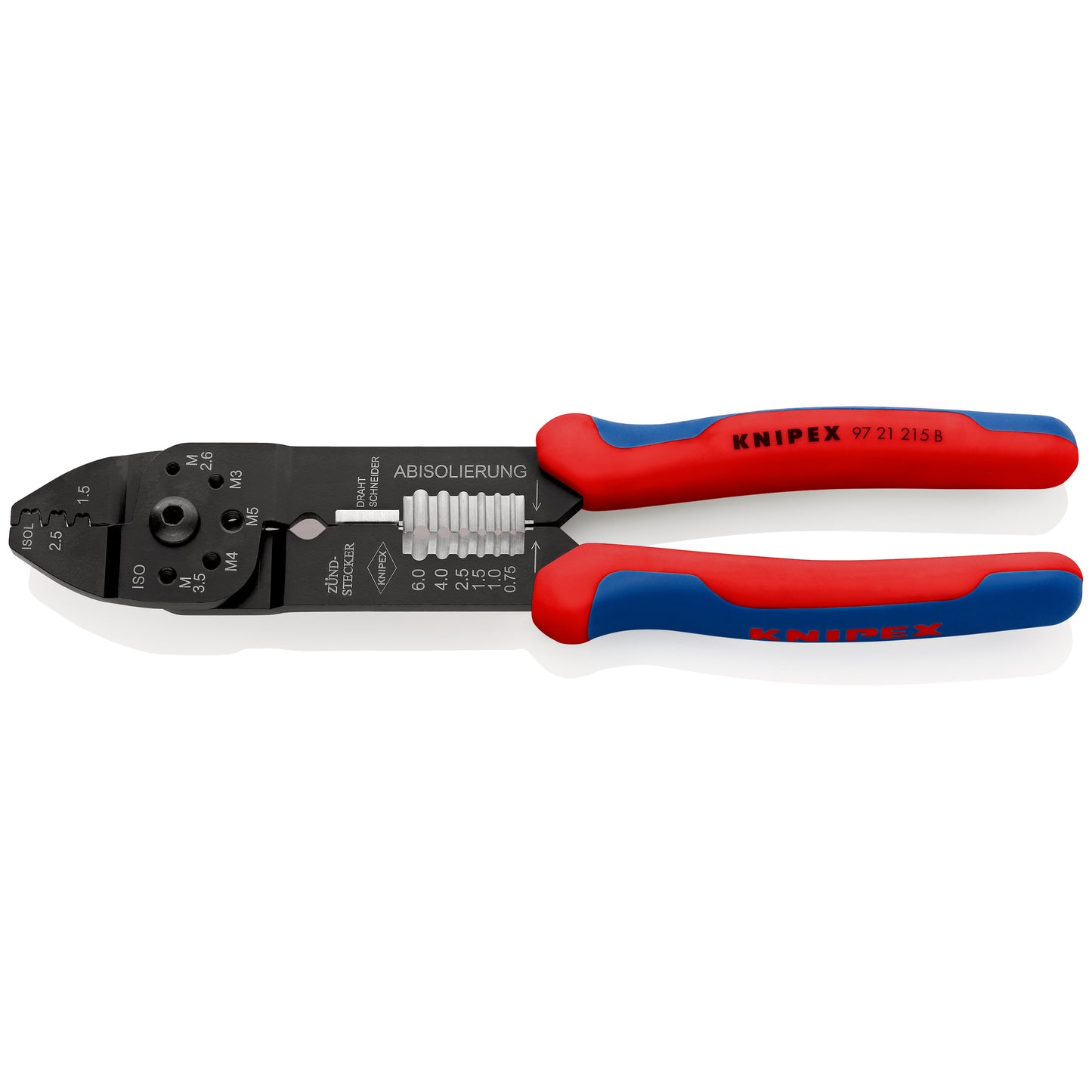 KNIPEX 97 21 215 B Pinza crimpadora universal 230 mm (9")