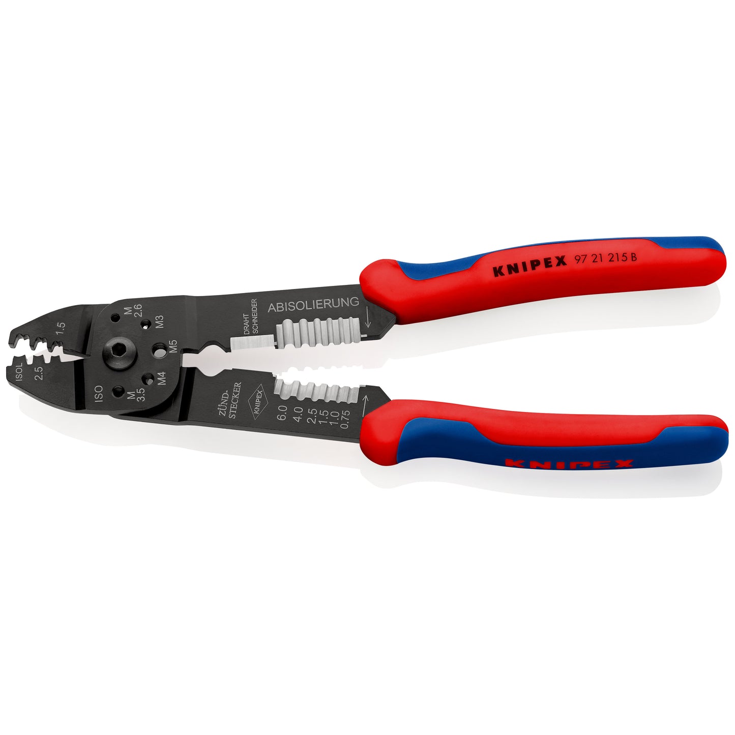 KNIPEX 97 21 215 B Pinza crimpadora universal 230 mm (9")