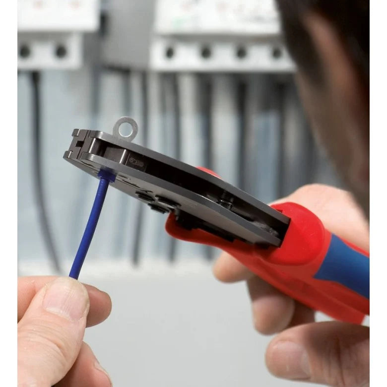 KNIPEX 97 33 02 Pinza crimpadora con porta-mordazas MultiCrimp 250 mm