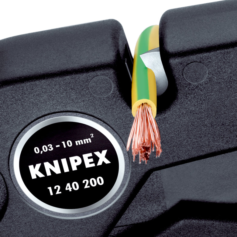 KNIPEX 12 40 200 Pelacables autoajustable 200 mm