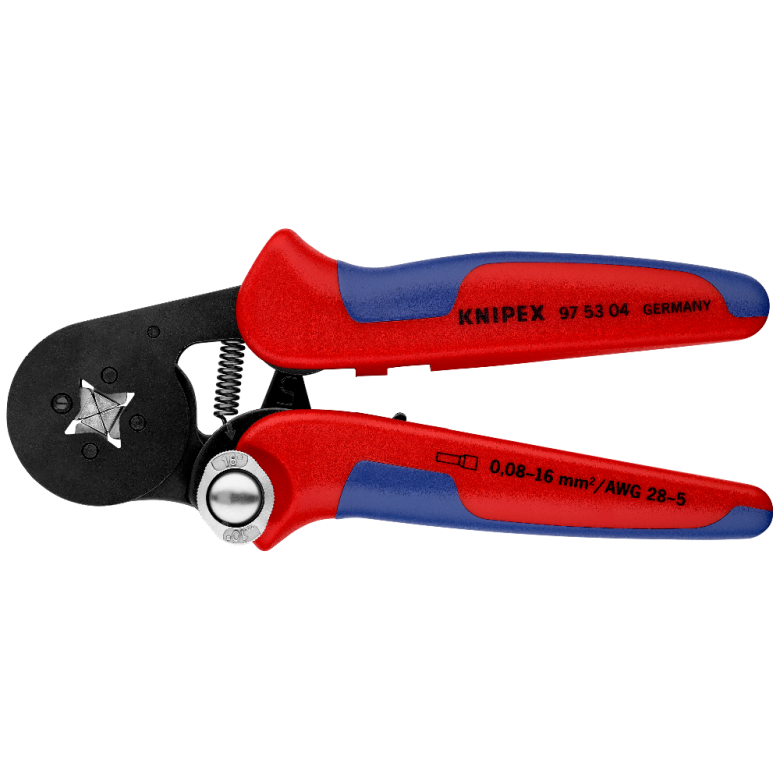 KNIPEX 97 90 09 Pinza crimpadora con surtido de punteras