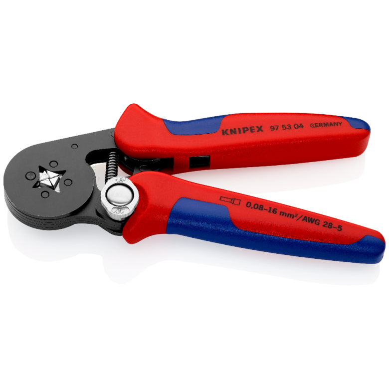 KNIPEX 97 90 09 Pinza crimpadora con surtido de punteras