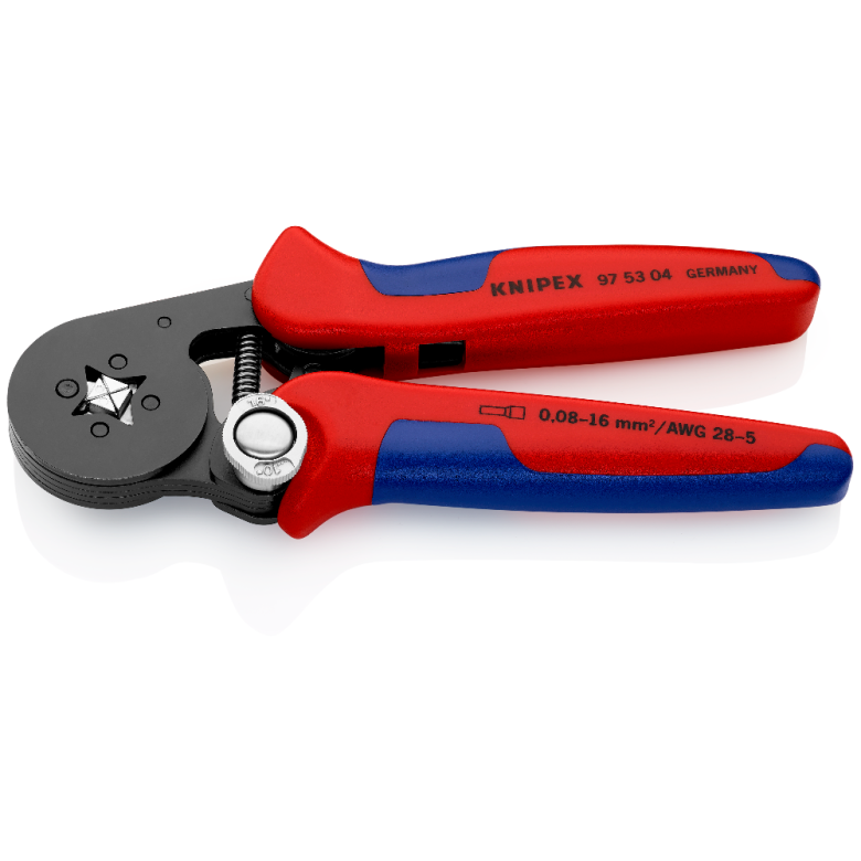 KNIPEX 97 90 09 Pinza crimpadora con surtido de punteras