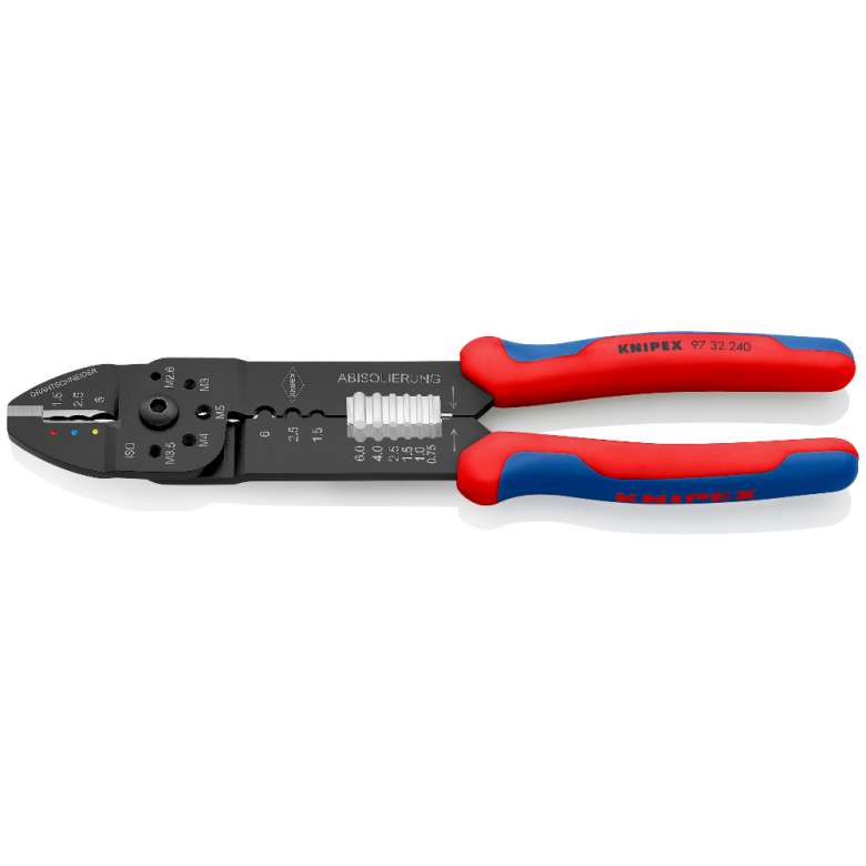 KNIPEX 97 32 240 SB Pinzas para crimpar terminales 240 mm