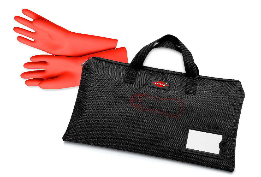 KNIPEX 98 65 00 LE Bolsa protectora para guantes aislantes 470 mm