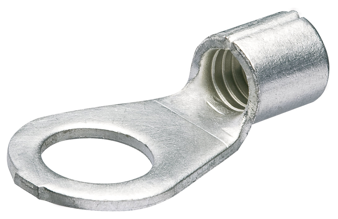 KNIPEX 97 99 217 Terminales no aisladas de ojillo para tornillo de 5 mm de diámetro cable de 11-10 AWG (4 - 6 mm²) 100 piezas