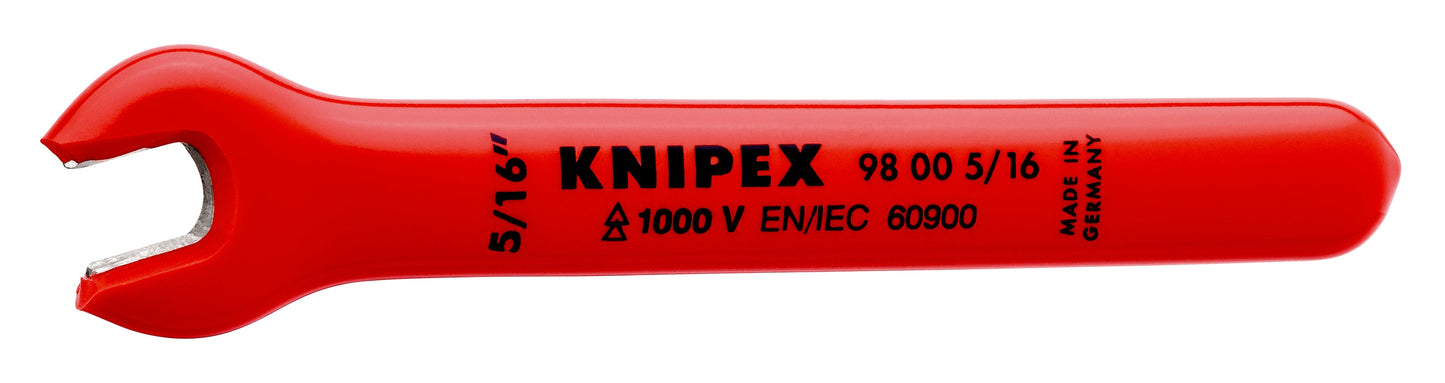 KNIPEX 98 00 5/16″ Llave española aislada 1000V 5/16'' cromada 108 mm (4.25'')