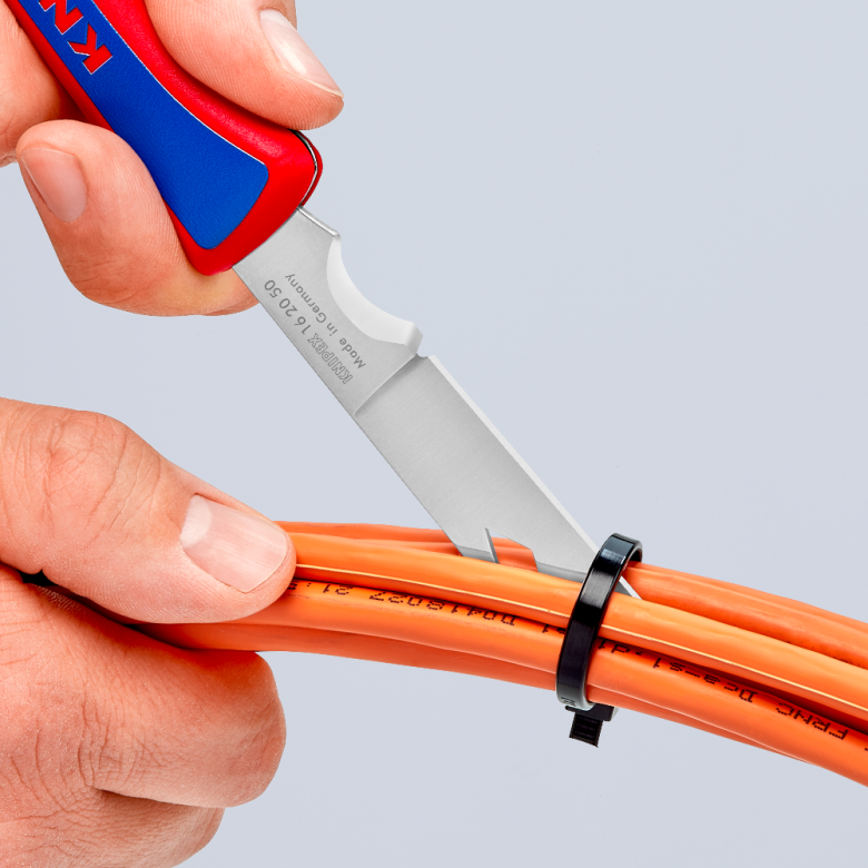 KNIPEX 16 20 50 SB Navaja plegable para electricistas 120 mm (4.75")