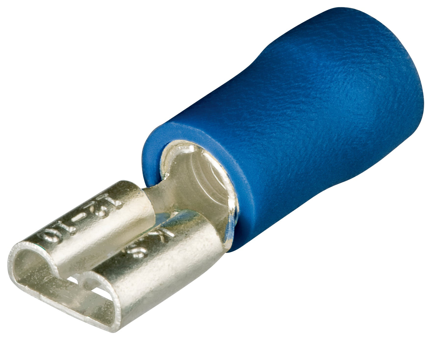 KNIPEX 97 99 030 Terminales aisladas faston hembra color azul para cable de 15-13 AWG (1.5 - 2.5 mm²) 100 piezas