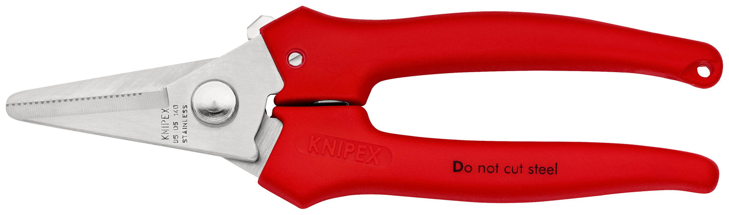 KNIPEX 95 05 140 Pinzas cortantes universales Con revestimiento de plástico 140 mm