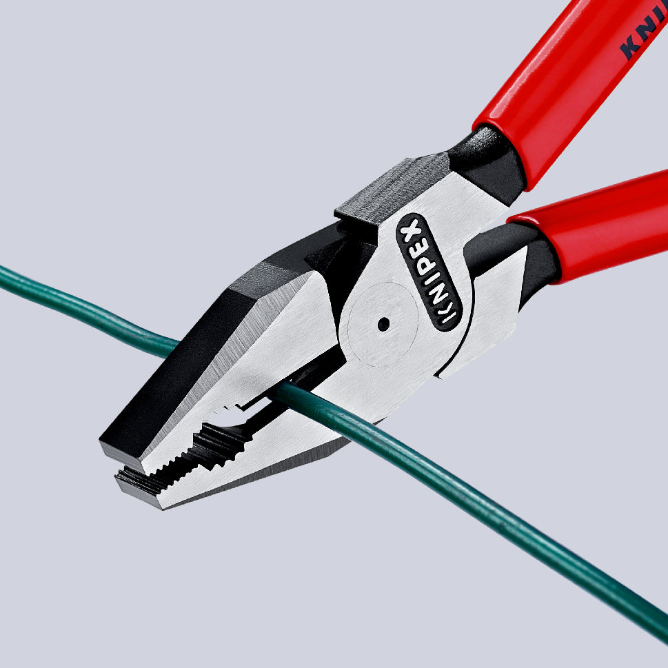 KNIPEX 02 01 180 SB Pinza universal de alta palanca 180 mm (7.25″)