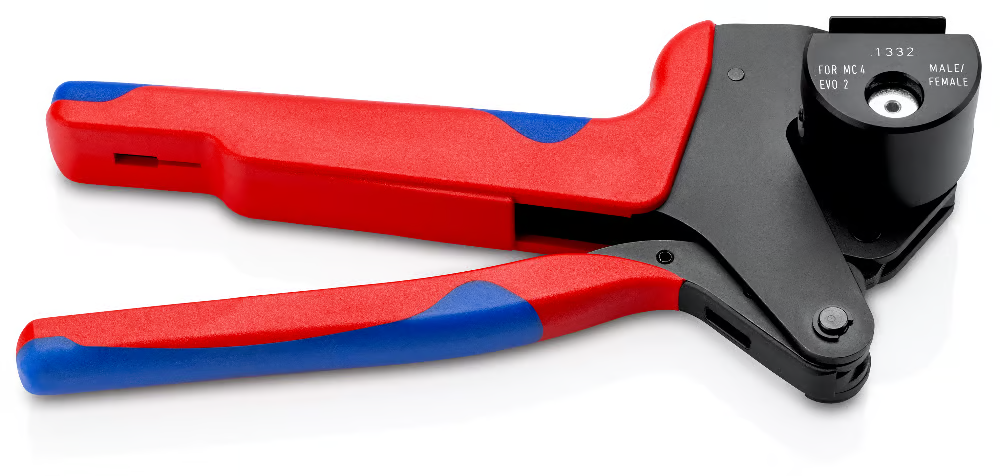 KNIPEX 97 43 66 EVO Crimpadora para sistema de mordazas intercambiables 200 mm