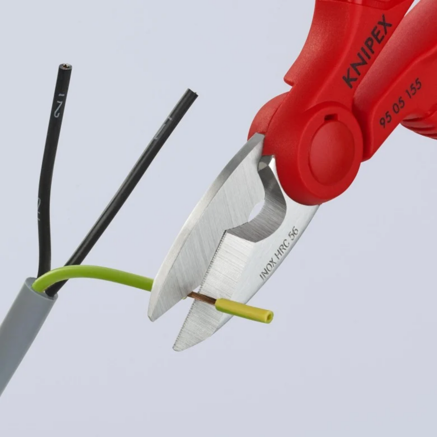 KNIPEX 95 05 155 SB Tijeras para electricistas 155 mm (6 1/4″)